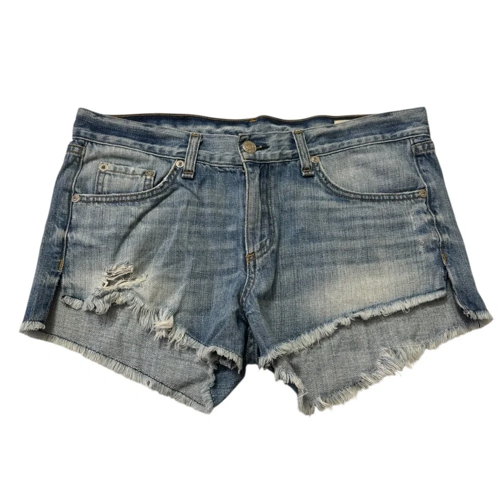 Rag & Bone Distressed Denim Shorts
